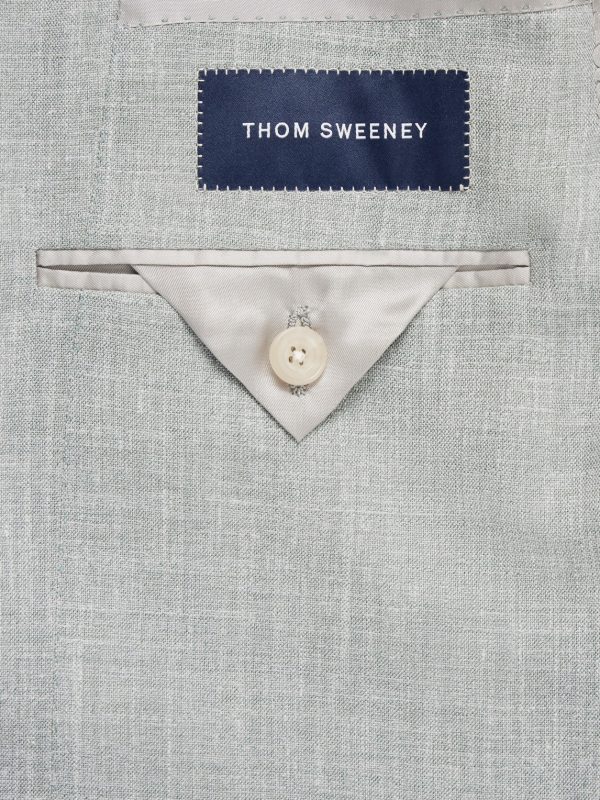 Wool, Silk and Linen-Blend Blazer - E2