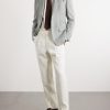 Wool, Silk and Linen-Blend Blazer - OU