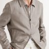 Linen Bomber Jacket - CU Linen Bomber Jacket - CU
