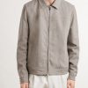 Linen Bomber Jacket - FR Linen Bomber Jacket - FR