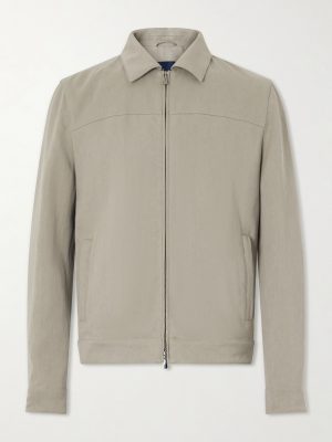 Linen Bomber Jacket Linen Bomber Jacket