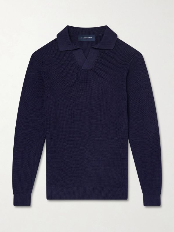 Cotton Polo Sweater Cotton Polo Sweater