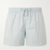 Straight-Leg Mid-Length Swim Shorts