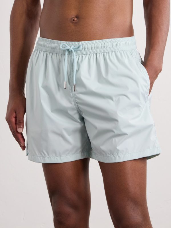 Straight-Leg Mid-Length Swim Shorts - OU