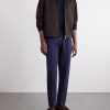 Straight-Leg Linen Drawstring Trousers - OU