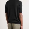 Linen and Cotton-Blend Polo Shirt - BK Linen and Cotton-Blend Polo Shirt - BK