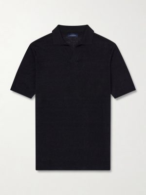 Linen and Cotton-Blend Polo Shirt Linen and Cotton-Blend Polo Shirt