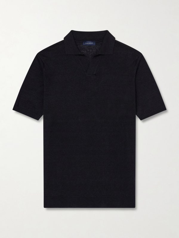 Linen and Cotton-Blend Polo Shirt Linen and Cotton-Blend Polo Shirt