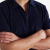 Terry-Cotton Polo Shirt - CU