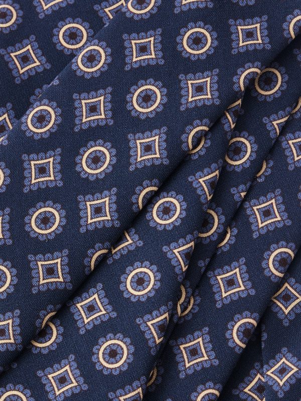 8cm Printed Silk Tie - CU 8cm Printed Silk Tie - CU
