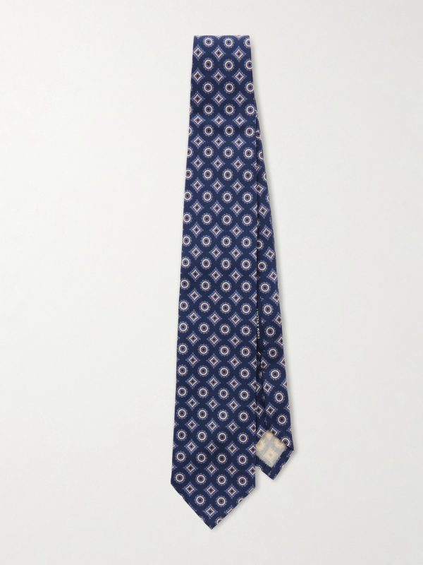 8cm Printed Silk Tie 8cm Printed Silk Tie