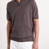 Linen and Cotton-Blend Polo Shirt - FR