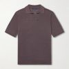 Linen and Cotton-Blend Polo Shirt