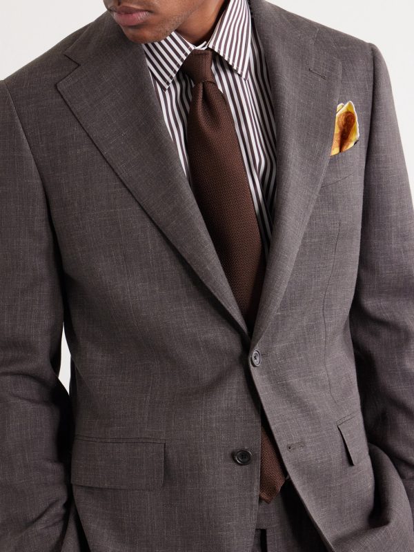 Wool, Linen and Silk-Blend Suit - E3 Wool, Linen and Silk-Blend Suit - E3