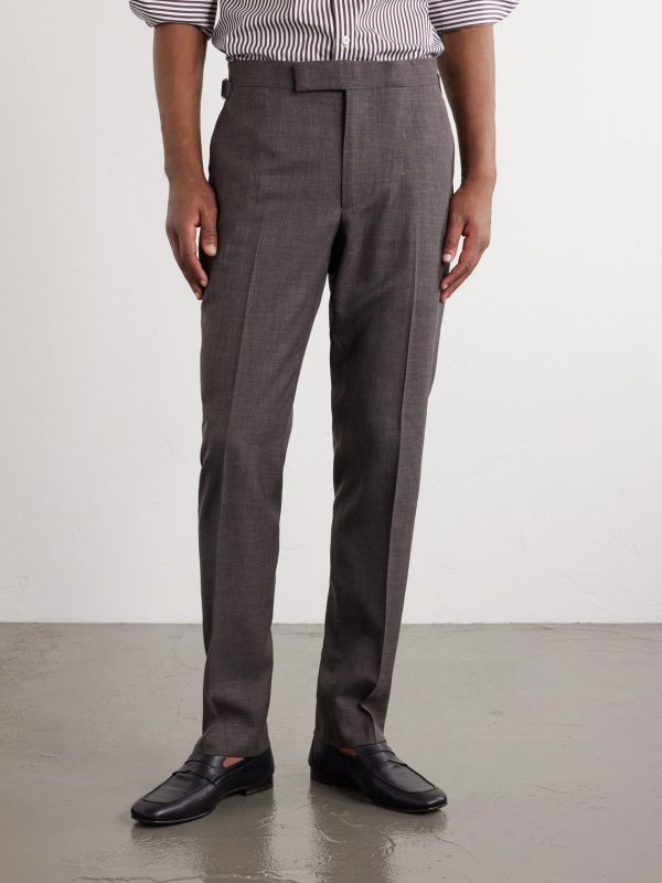 Wool, Linen and Silk-Blend Suit - FR Wool, Linen and Silk-Blend Suit - FR