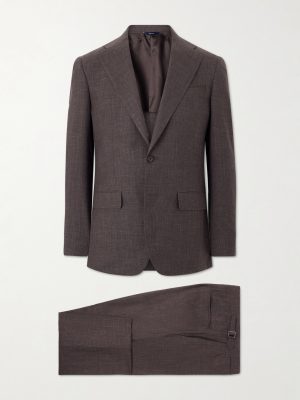 Wool, Linen and Silk-Blend Suit Wool, Linen and Silk-Blend Suit