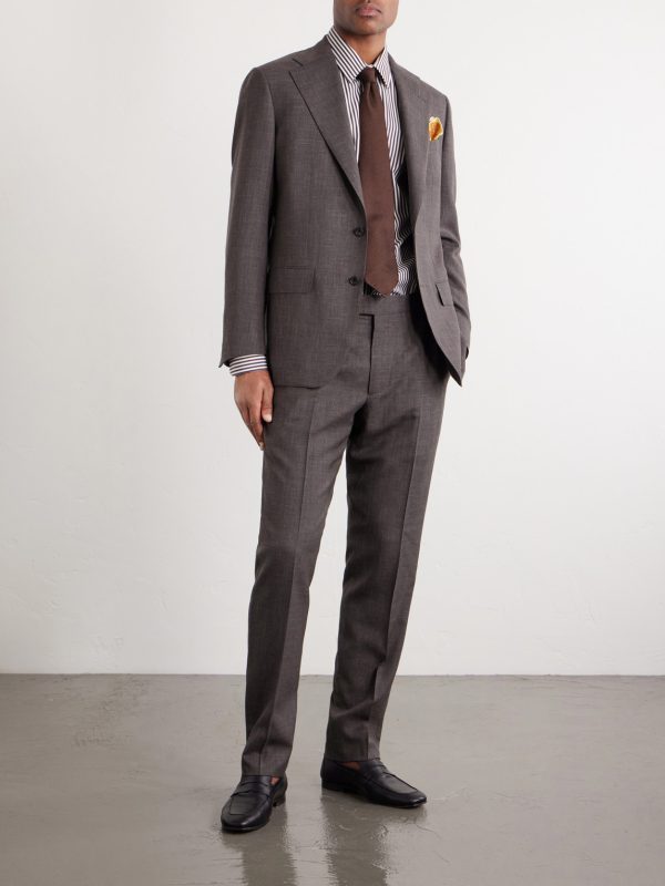 Wool, Linen and Silk-Blend Suit - OU Wool, Linen and Silk-Blend Suit - OU