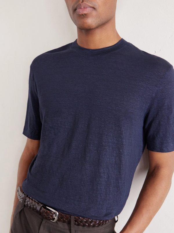 Linen-Blend T-Shirt - CU