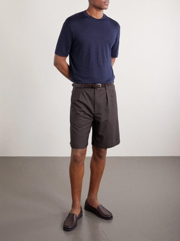 Linen-Blend T-Shirt - OU