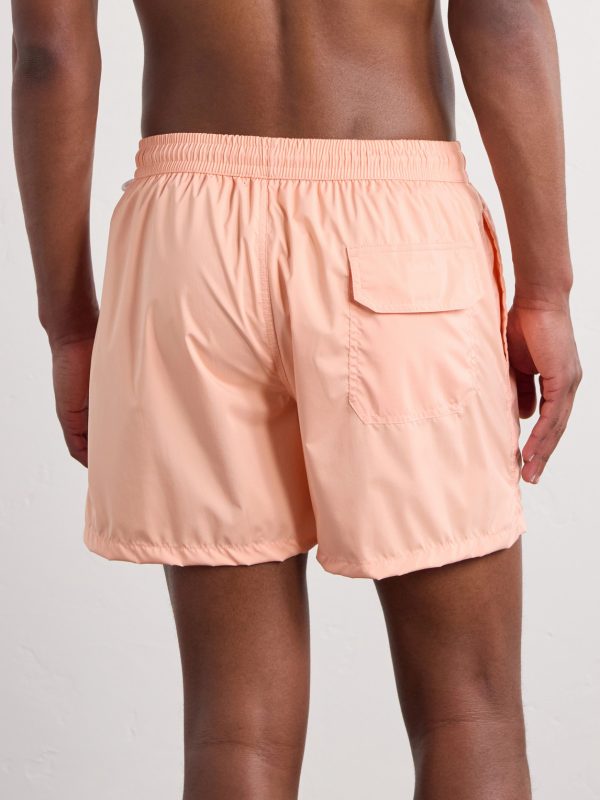 Straight-Leg Mid-Length Swim Shorts - BK Straight-Leg Mid-Length Swim Shorts - BK