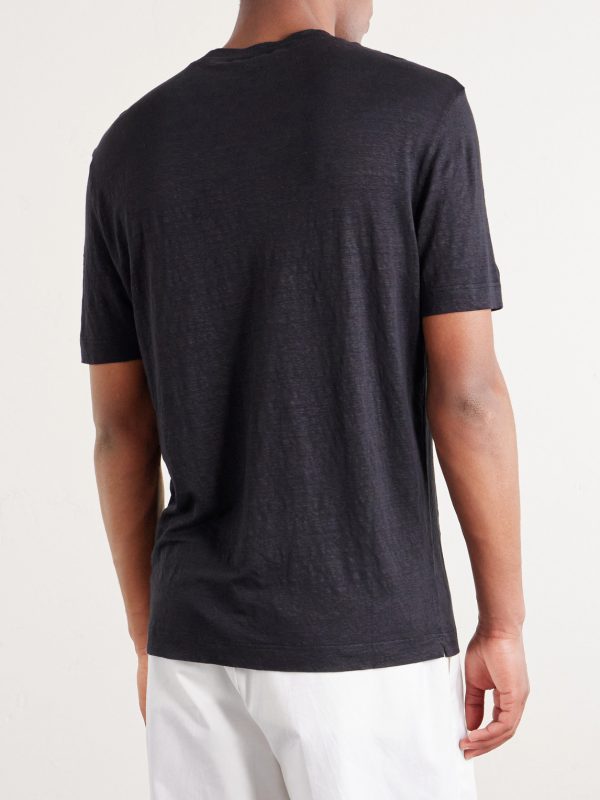 Linen T-Shirt - BK