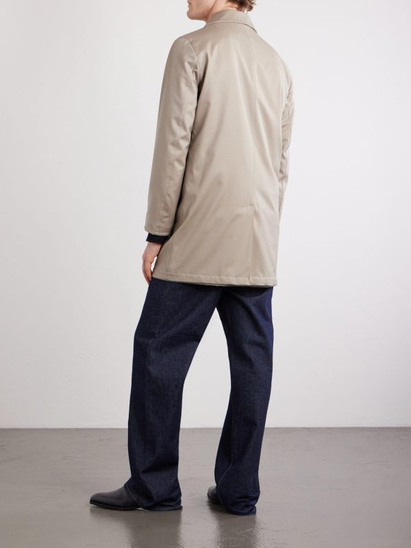 Reversible Wool-Twill Coat - BK