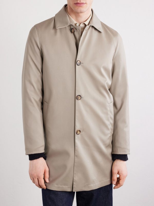 Reversible Wool-Twill Coat - FR