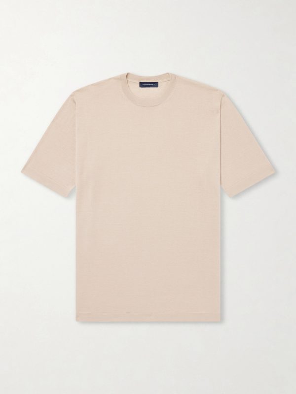 Cashmere and Silk-Blend Knitted T-Shirt Cashmere and Silk-Blend Knitted T-Shirt