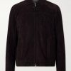 Suede Bomber Jacket