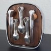 Carrousel Set of 24 Silver-Plated Cutlery - OU Carrousel Set of 24 Silver-Plated Cutlery - OU