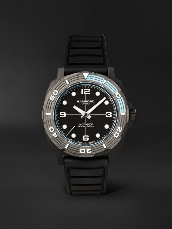 D-300 Automatic 42mm Ceramic and Rubber Watch, Ref. No. D3CEBLAAQ.D2RUBL D-300 Automatic 42mm Ceramic and Rubber Watch, Ref. No. D3CEBLAAQ.D2RUBL