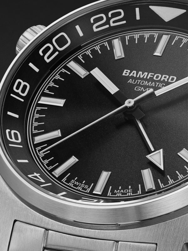 GMT Black Tie Automatic 40mm Stainless Steel Watch, Ref. No. GMSTSB.G1ST - CU GMT Black Tie Automatic 40mm Stainless Steel Watch, Ref. No. GMSTSB.G1ST - CU