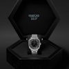 GMT Black Tie Automatic 40mm Stainless Steel Watch, Ref. No. GMSTSB.G1ST - E3 GMT Black Tie Automatic 40mm Stainless Steel Watch, Ref. No. GMSTSB.G1ST - E3