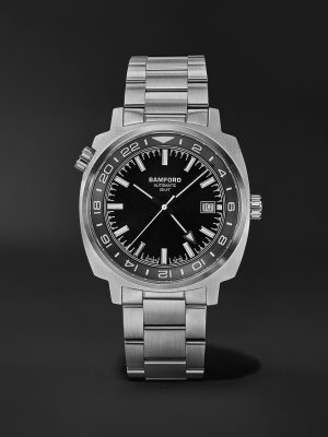 GMT Black Tie Automatic 40mm Stainless Steel Watch, Ref. No. GMSTSB.G1ST GMT Black Tie Automatic 40mm Stainless Steel Watch, Ref. No. GMSTSB.G1ST
