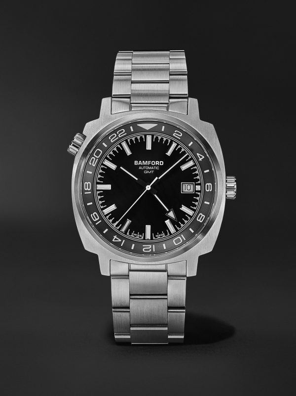 GMT Black Tie Automatic 40mm Stainless Steel Watch, Ref. No. GMSTSB.G1ST GMT Black Tie Automatic 40mm Stainless Steel Watch, Ref. No. GMSTSB.G1ST