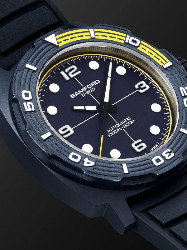 D-300 Automatic 42mm Ceramic and Rubber Watch, Ref. No. D3CENAAB.D2RUNA - CU D-300 Automatic 42mm Ceramic and Rubber Watch, Ref. No. D3CENAAB.D2RUNA - CU