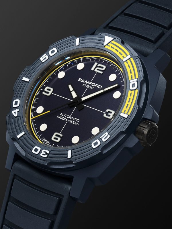 D-300 Automatic 42mm Ceramic and Rubber Watch, Ref. No. D3CENAAB.D2RUNA - FR D-300 Automatic 42mm Ceramic and Rubber Watch, Ref. No. D3CENAAB.D2RUNA - FR