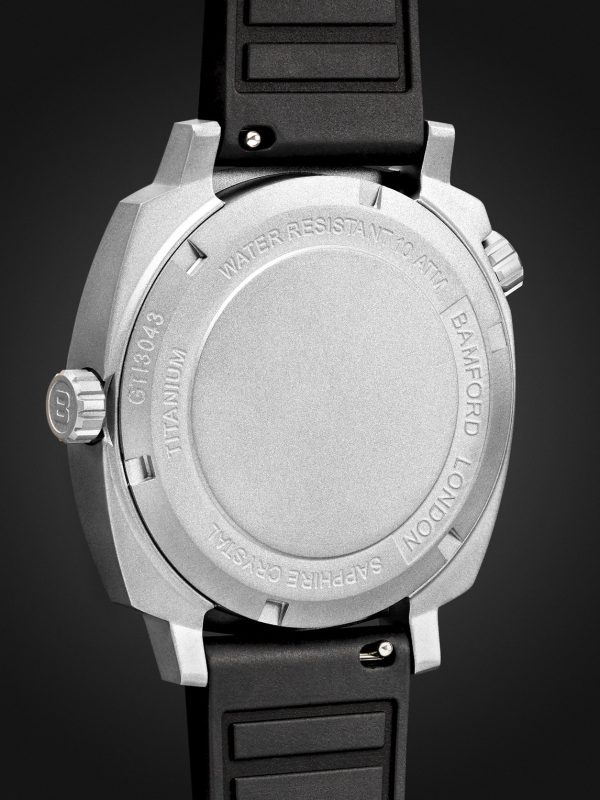 GMT Commando Limited Edition Automatic 40mm Titanium and Rubber Watch, Ref. No. GMTIAGBL.G1RUBL - BK