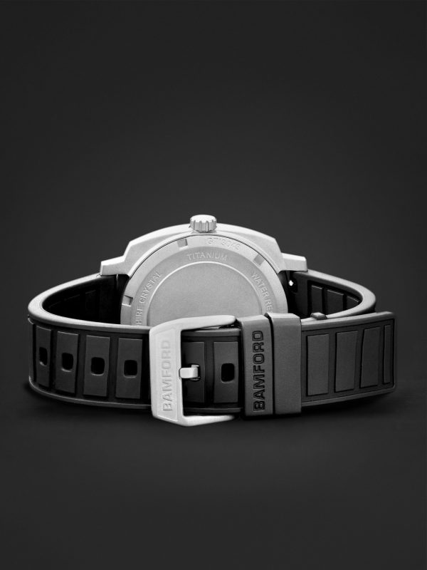 GMT Commando Limited Edition Automatic 40mm Titanium and Rubber Watch, Ref. No. GMTIAGBL.G1RUBL - E2