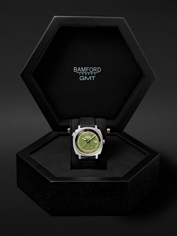 GMT Commando Limited Edition Automatic 40mm Titanium and Rubber Watch, Ref. No. GMTIAGBL.G1RUBL - E3