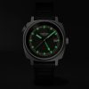 GMT Commando Limited Edition Automatic 40mm Titanium and Rubber Watch, Ref. No. GMTIAGBL.G1RUBL - E5