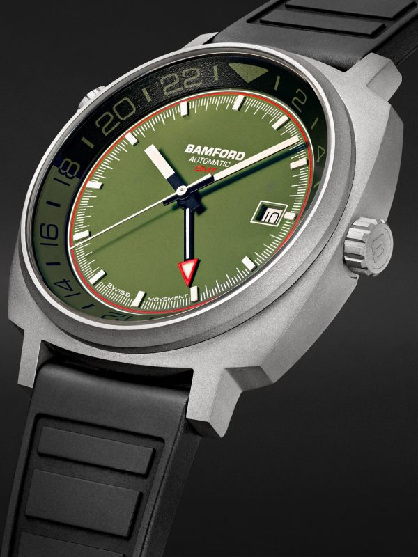 GMT Commando Limited Edition Automatic 40mm Titanium and Rubber Watch, Ref. No. GMTIAGBL.G1RUBL - FR