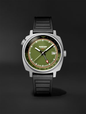 GMT Commando Limited Edition Automatic 40mm Titanium and Rubber Watch, Ref. No. GMTIAGBL.G1RUBL GMT Commando Limited Edition Automatic 40mm Titanium and Rubber Watch, Ref. No. GMTIAGBL.G1RUBL