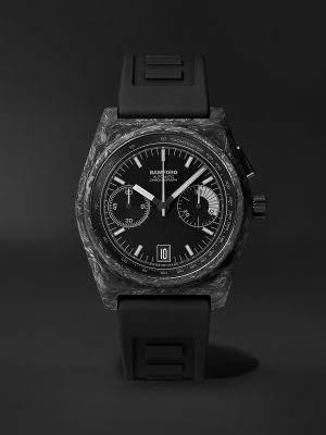 B347 Carbon Predator Automatic Chronograph 41.5mm Carbon Fibre and Rubber Watch, Ref. No. B3CABL.B2RUBL B347 Carbon Predator Automatic Chronograph 41.5mm Carbon Fibre and Rubber Watch, Ref. No. B3CABL.B2RUBL