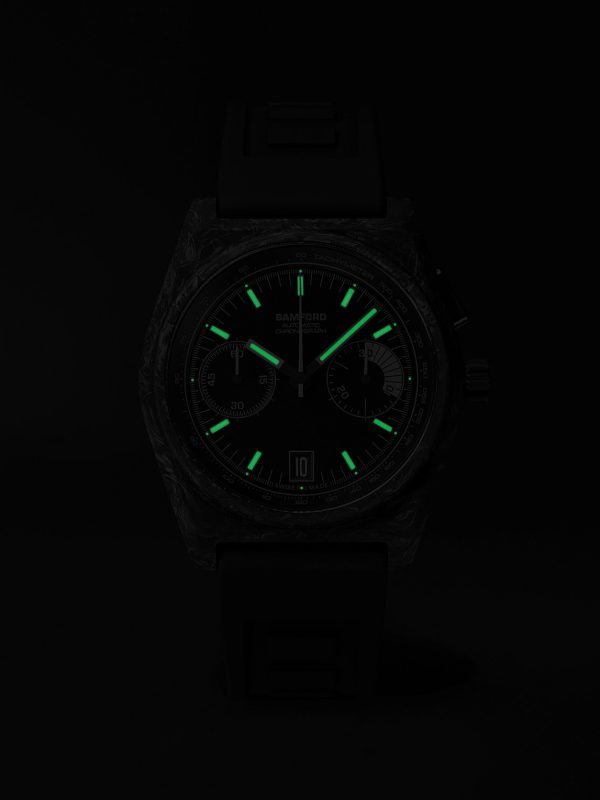 B347 Carbon Commando Automatic Chronograph 41.5mm Carbon Fibre and Rubber Watch, Ref. No. B3CAKH.B2RUBL - E5