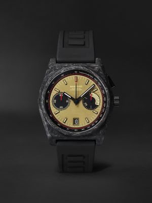 B347 Carbon Commando Automatic Chronograph 41.5mm Carbon Fibre and Rubber Watch, Ref. No. B3CAKH.B2RUBL B347 Carbon Commando Automatic Chronograph 41.5mm Carbon Fibre and Rubber Watch, Ref. No. B3CAKH.B2RUBL