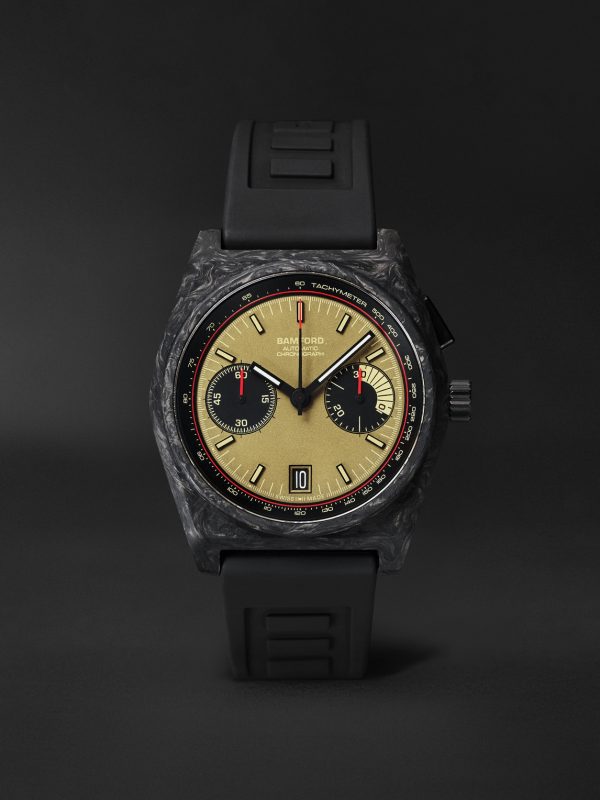 B347 Carbon Commando Automatic Chronograph 41.5mm Carbon Fibre and Rubber Watch, Ref. No. B3CAKH.B2RUBL