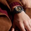 B347 Carbon Commando Automatic Chronograph 41.5mm Carbon Fibre and Rubber Watch, Ref. No. B3CAKH.B2RUBL - OU