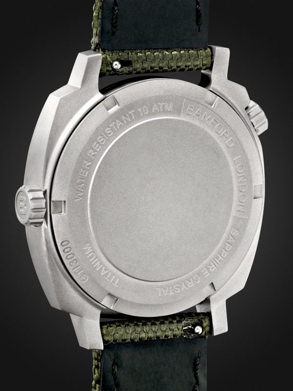 GMT Commando Limited Edition Automatic 40mm Titanium and CORDURA® Watch, Ref. No. GMTIBLGN.G1COKH - BK
