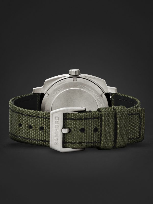 GMT Commando Limited Edition Automatic 40mm Titanium and CORDURA® Watch, Ref. No. GMTIBLGN.G1COKH - E2